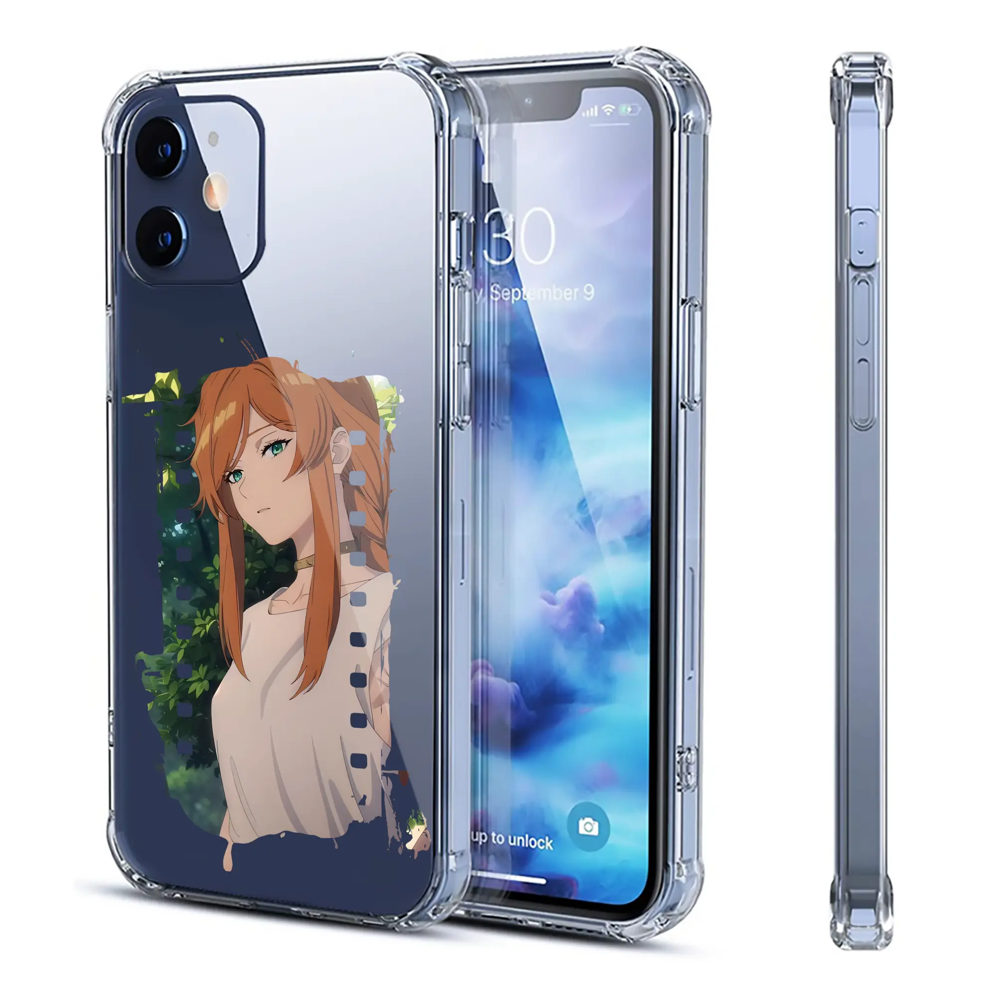 葬送のフリーレン（Frieren） グッズ,フランメ（Flamme） - IPhone 12シリーズ対応 ・ 透明スマホケース ・ クリアソフトケース ・ TPU素材 ・ 耐衝撃 ・ 高密着 ・ 防汚 防指紋 ・ 簡単着脱